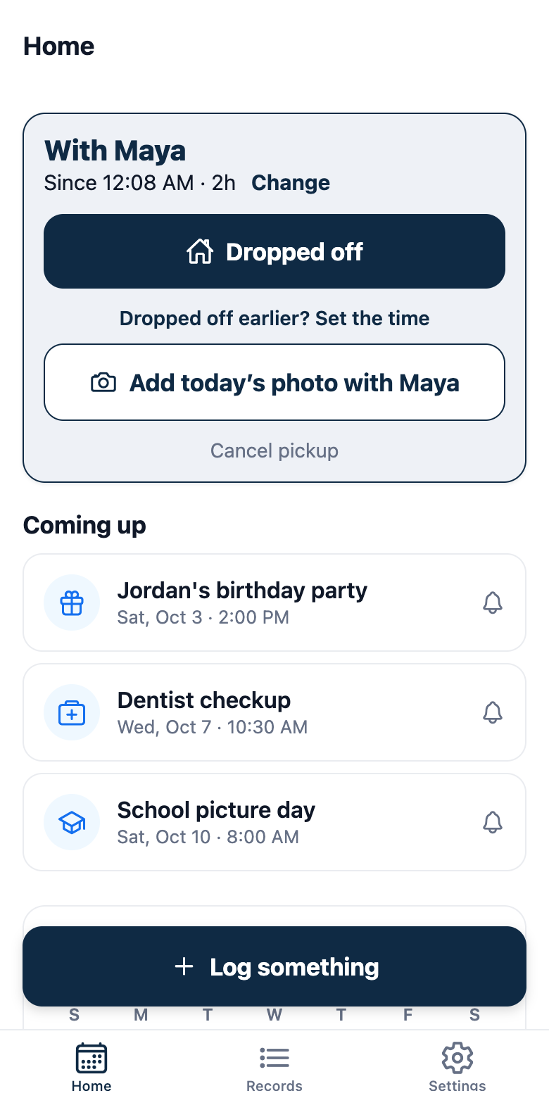 One tap at pickup and drop-off